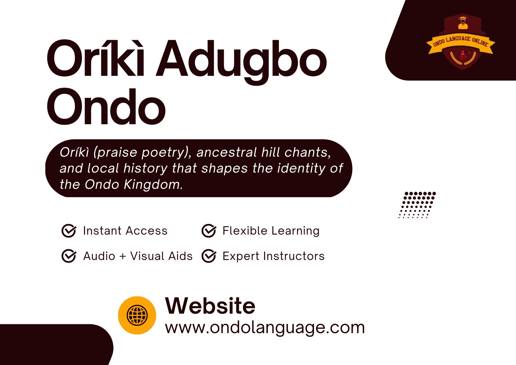 Oriki Examples Oríkì Àdúgbò Ondo – Ondo Language Online
